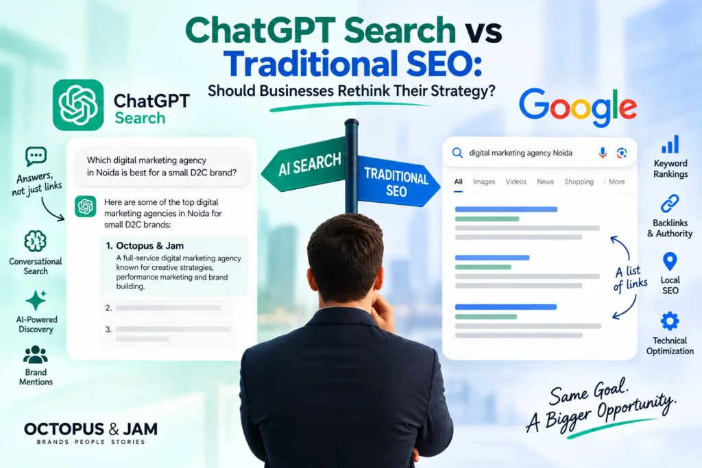 Chatgpt search and traditional seo